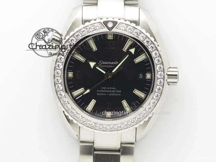 0122 EasyCare Seamaster 6000M Ultra Deep SS SBF 1:1 Best Edition Deep Blue Dial on SS Bracelet A8912 Super Clone 7816